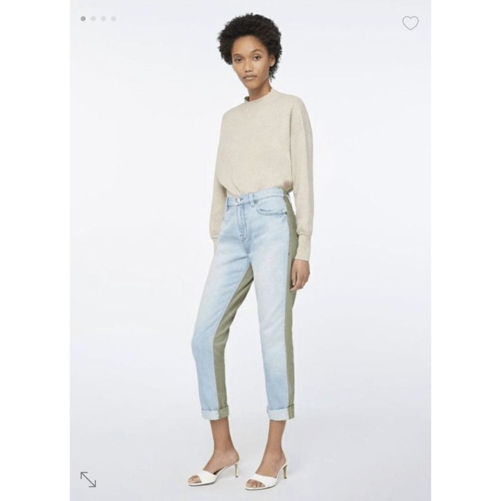 Frame Rigid Denim Le Beau Cargo Mix Pants Women's Canterbury Size 26